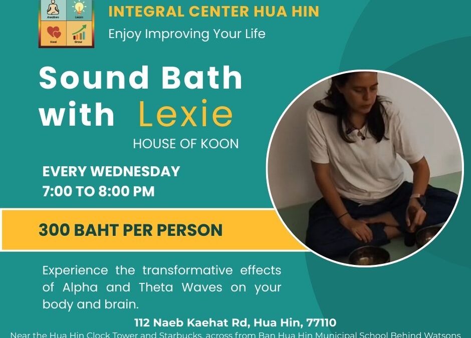 Wednesday, January 14, 7:00-8:00 pm Sound Bath Session