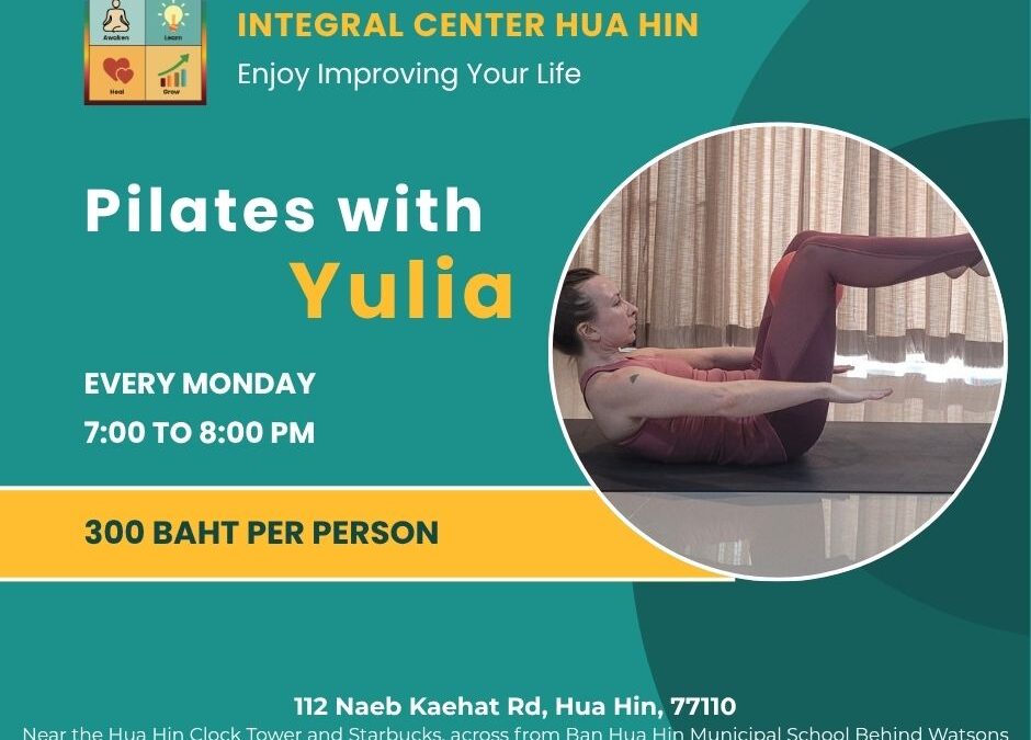 Monday, November 17, 2025 7:00 to 8:00 PM Mat Pilates Class