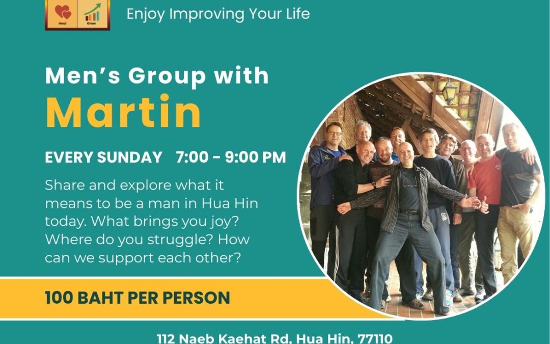 Sunday, January 4, 7:00 to 9:00 PM – Confidential Men’s Group with Martin
