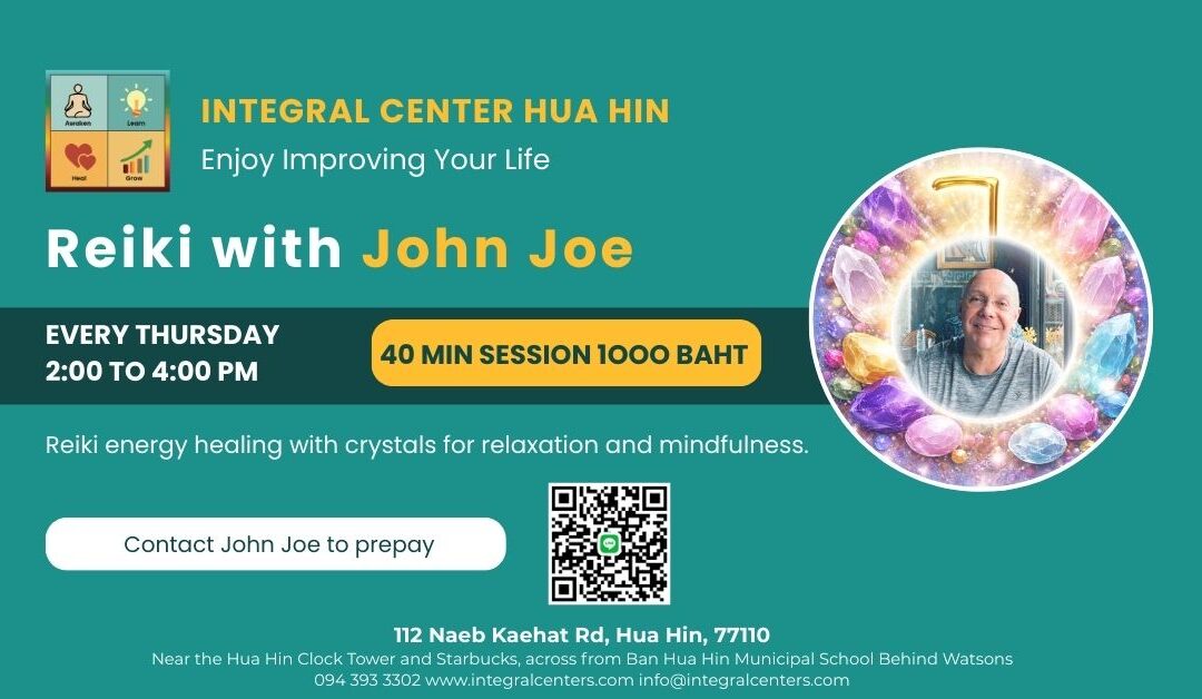 Thursday February 19, 2:00 to 4:00 pm 40 Minute Reiki Healing Sessions with Crystals